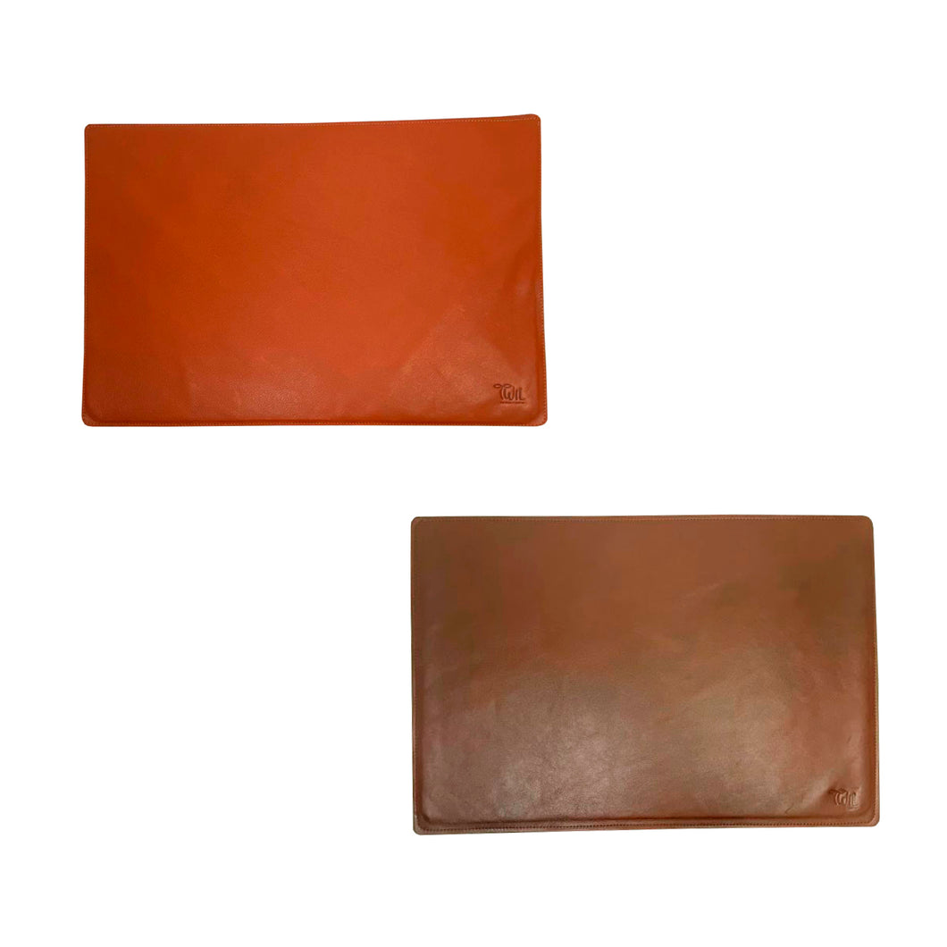 Reversible Leather Desk Pad